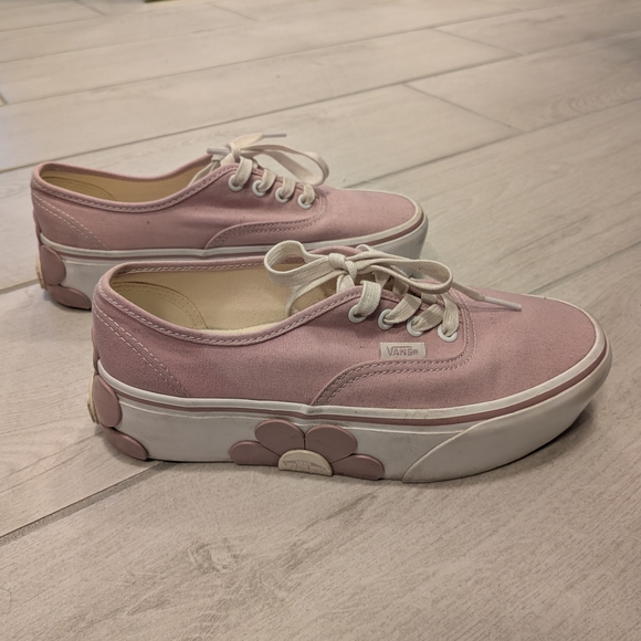 Vans Lavender Flower Platform Sneakers - Picture 3 of 7